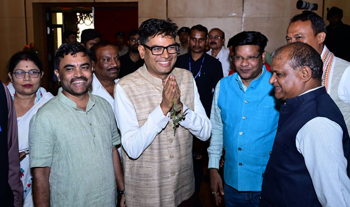 O P Choudhary participates in participated in state level weavers' conference